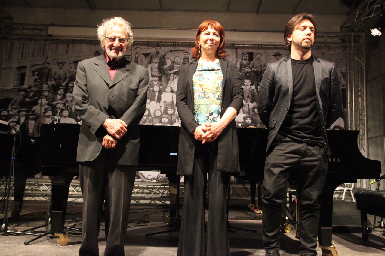 Luis Bacalov, Rita Marcotulli e Alberto Pizzo 3 Piano Generations